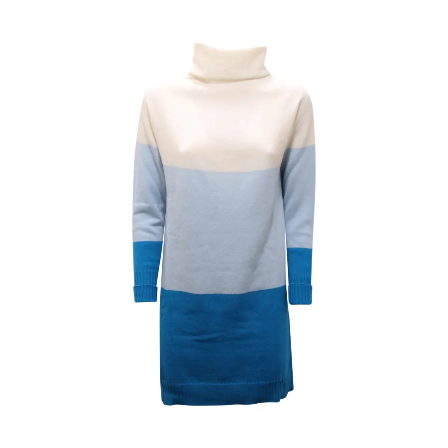 6290AQ abito donna CALATURA woman cashmere/wool turtleneck dress 