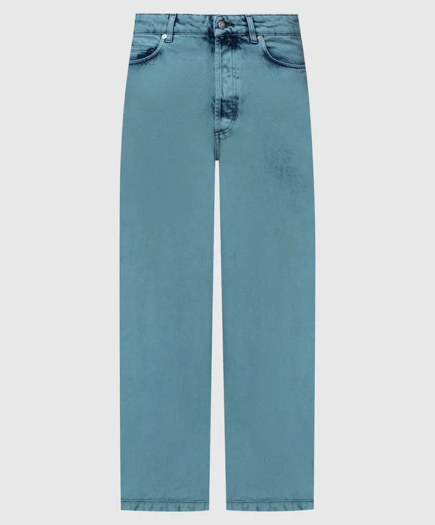 A Cold Wall Jeans blu con stampa ACWMJS038