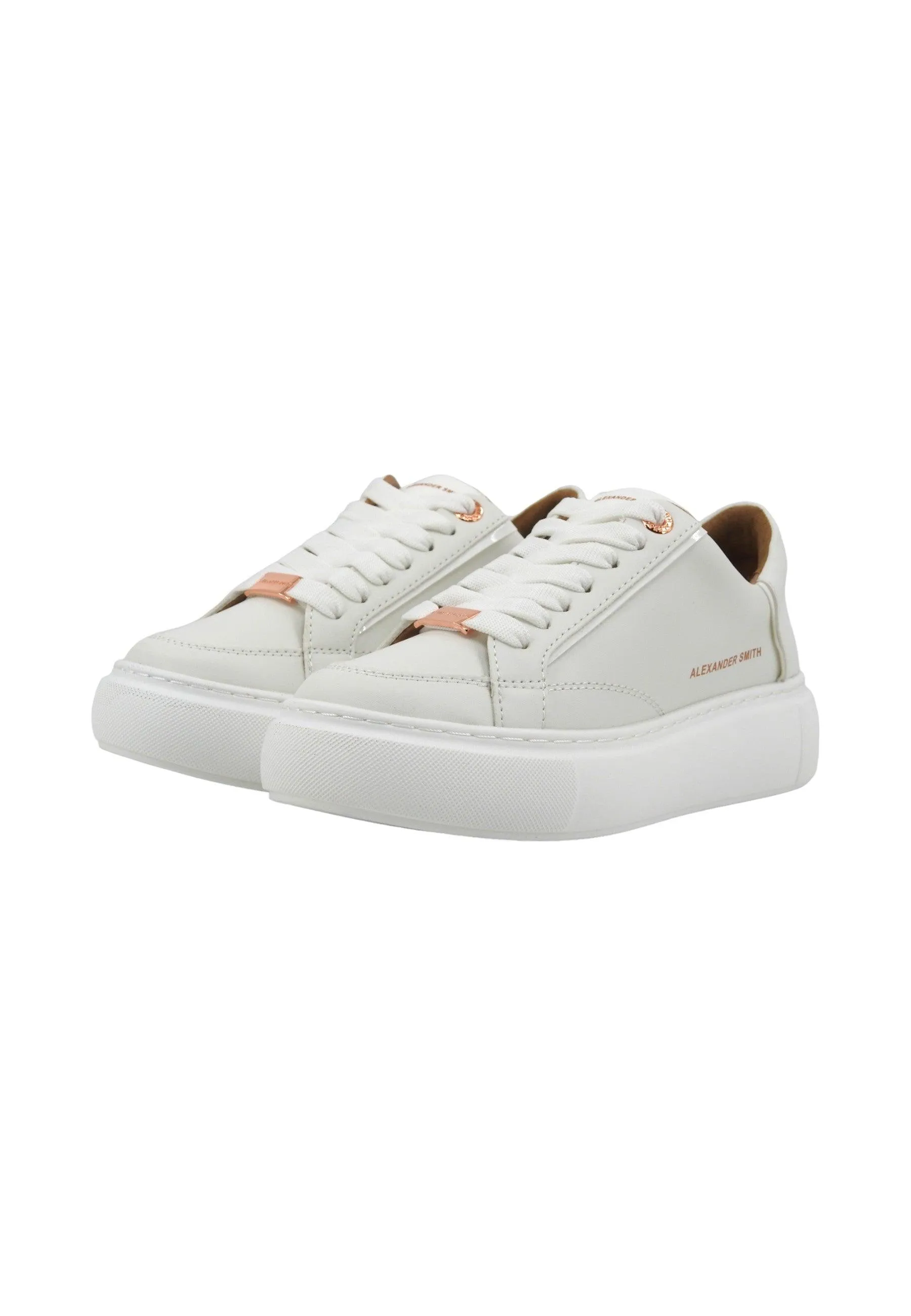 ALEXANDER SMITH Ecogreenwich Sneaker Donna Total White EGW7347