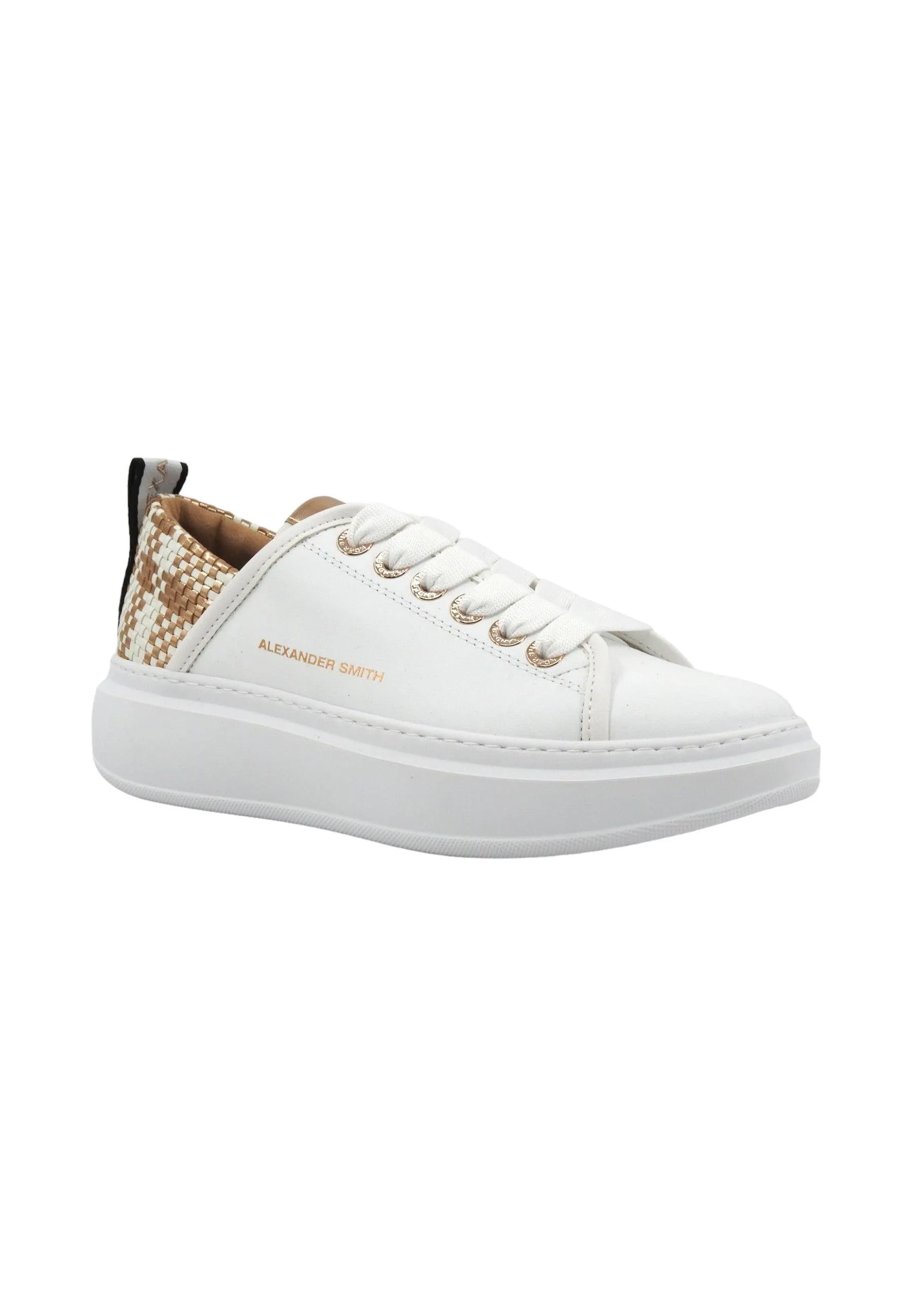 ALEXANDER SMITH Wembley Sneaker Donna White Copper WYW0421