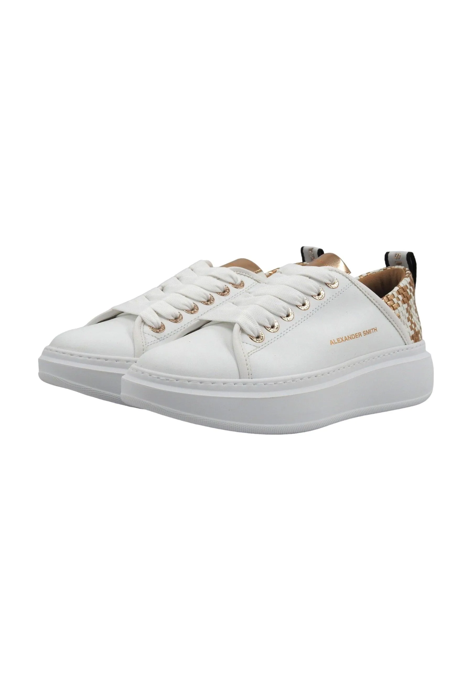 ALEXANDER SMITH Wembley Sneaker Donna White Copper WYW0421