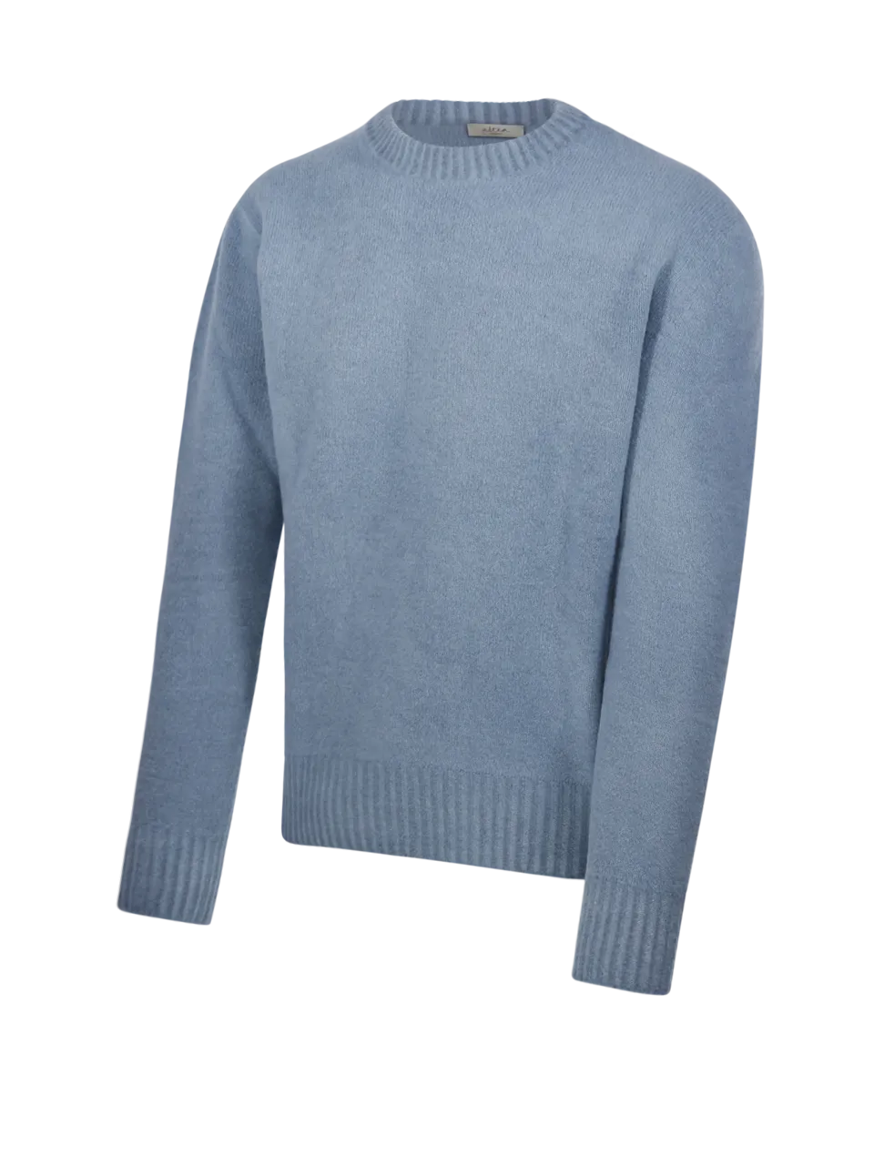  ALTEA  MEN ALTEA SKY BLUE VIRGIN WOOL SWEATER 