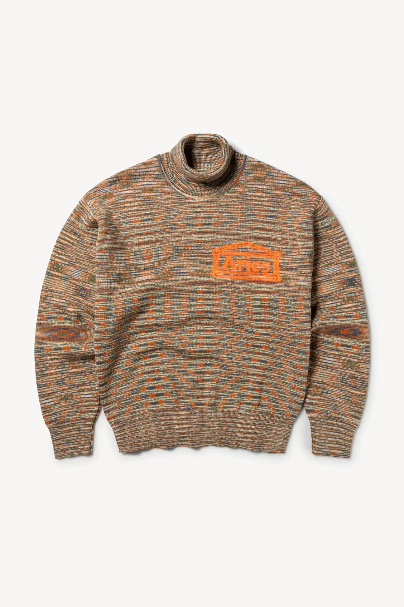 Aries Temple Space Dye Turtleneck Knit