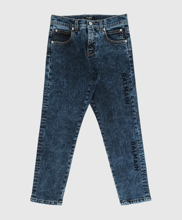 Balmain Jeans per bambini con stampa logo 6P6570D0004