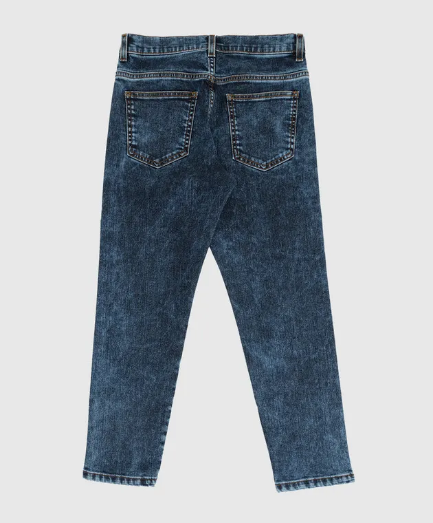 Balmain Jeans per bambini con stampa logo 6P6570D0004