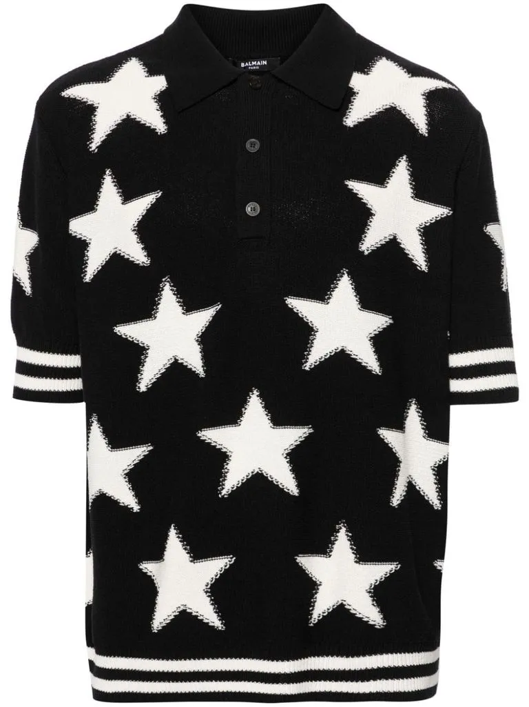 balmain Polo con stelle