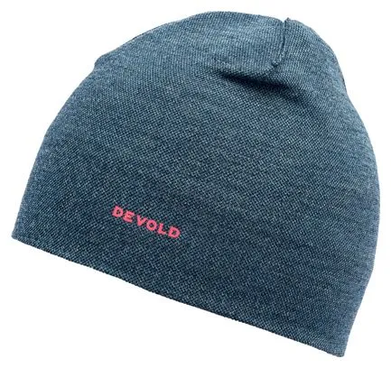 Beanie da donna Devold Kvitegga Merino 230 Blue