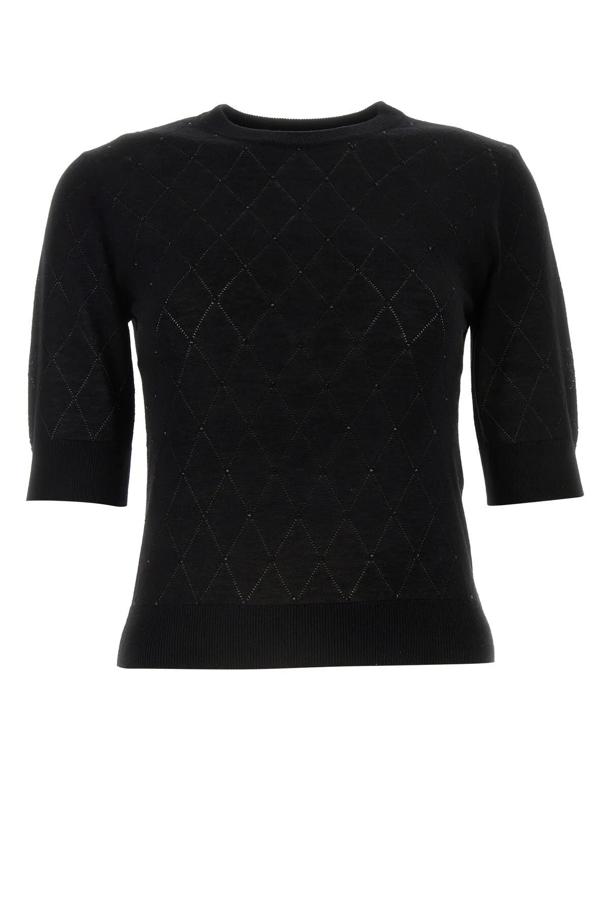 Black silk blend Patrick sweater    