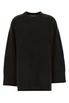 Black wool blend oversize Safi sweater    