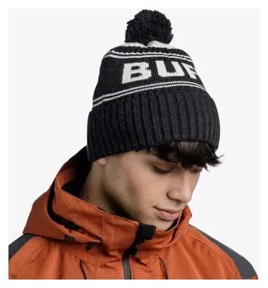 Buff Hido Unisex Beanie Black / White