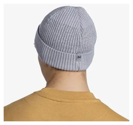 Buff Merino Summit Unisex Beanie Grey