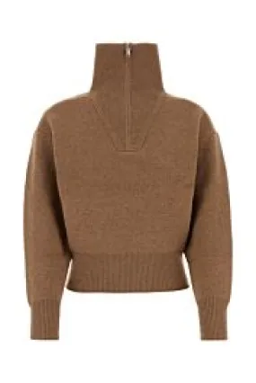 Camel stretch wool blend Laranne sweater    