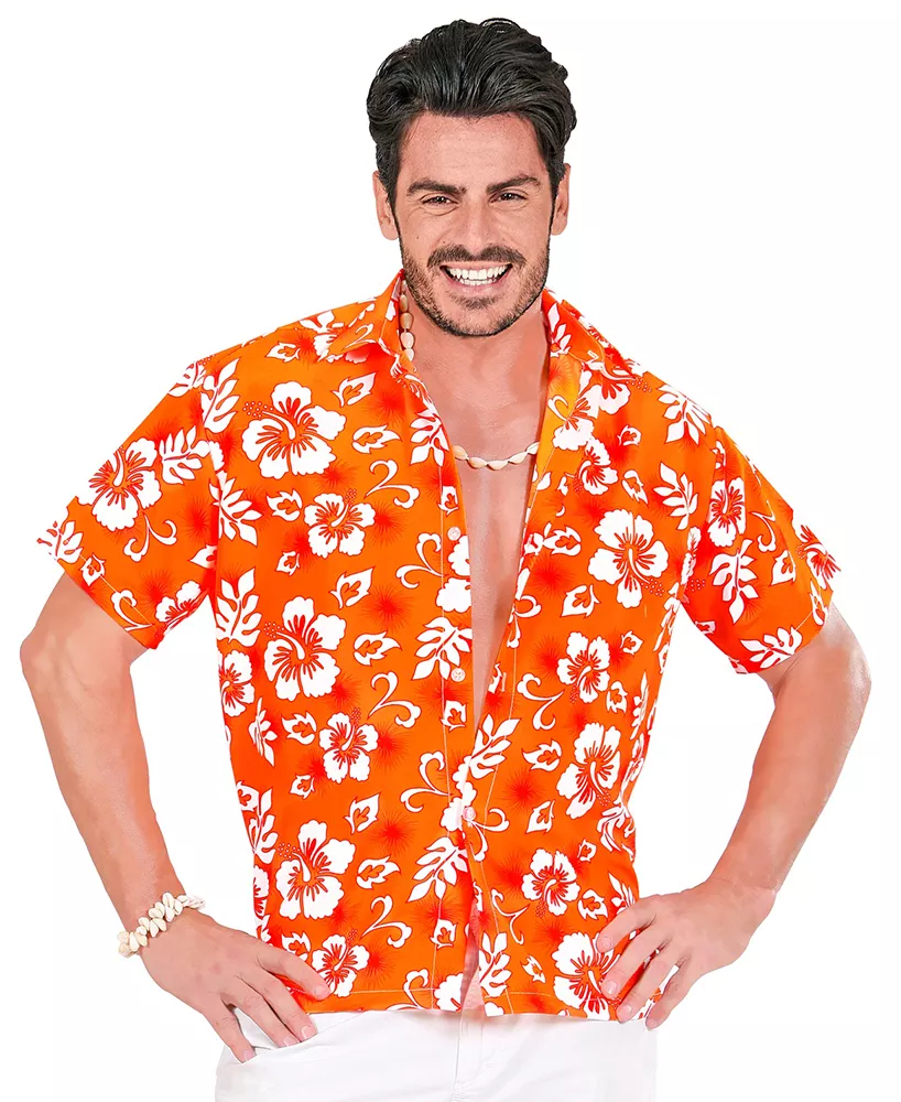 Camicia Orange Hawaii