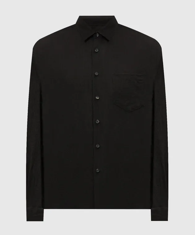 Cashmere&Whiskey Camicia di lino nero 3319