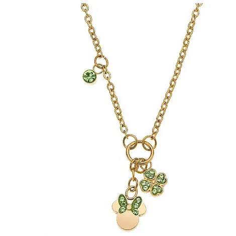 DISNEY Collana bambina Disney Minnie Mouse verde