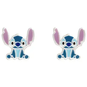 DISNEY Orecchini a lobo da bimba Stich in argento Disney