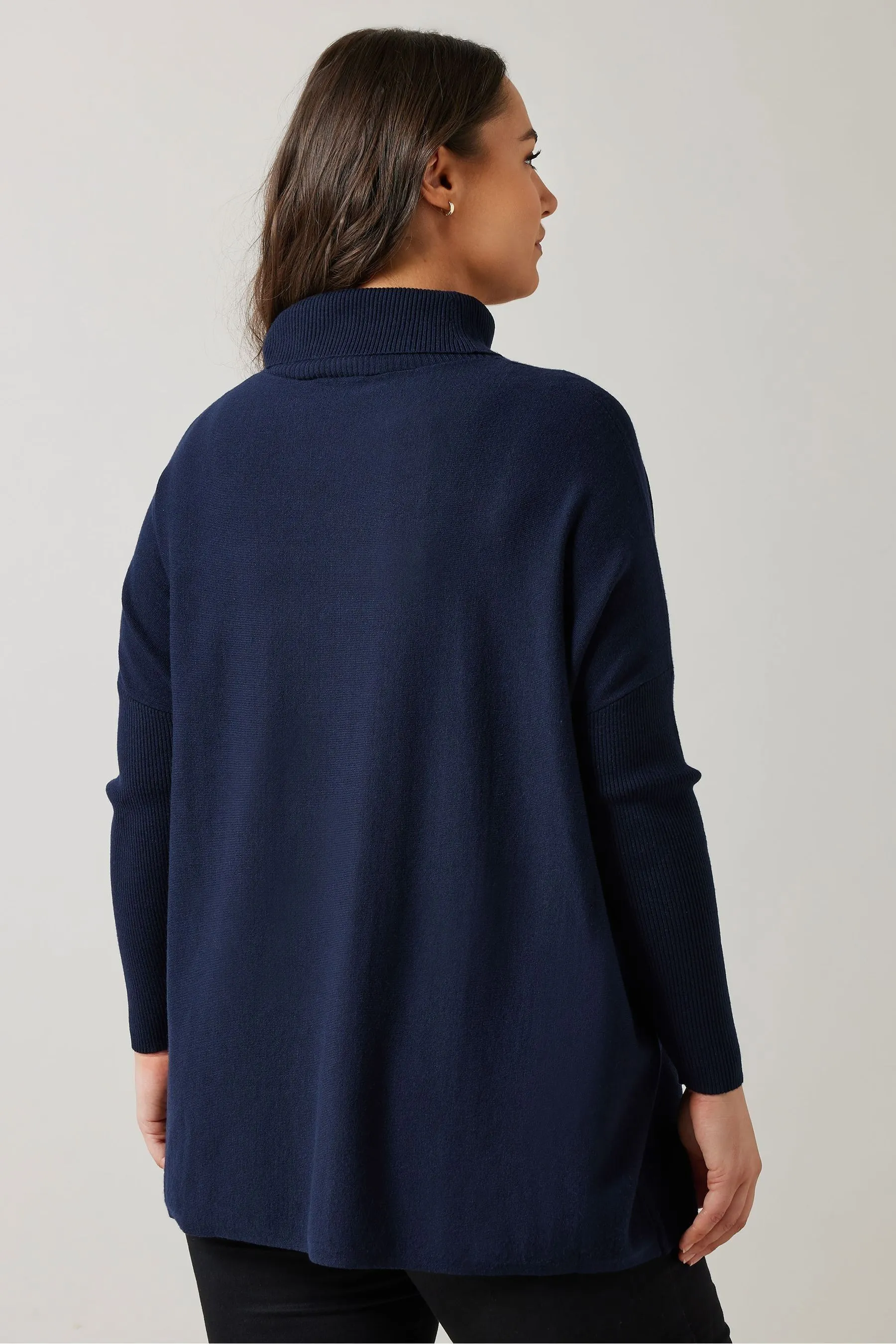 Evans Oversized Blue - Starstitch Jumper    