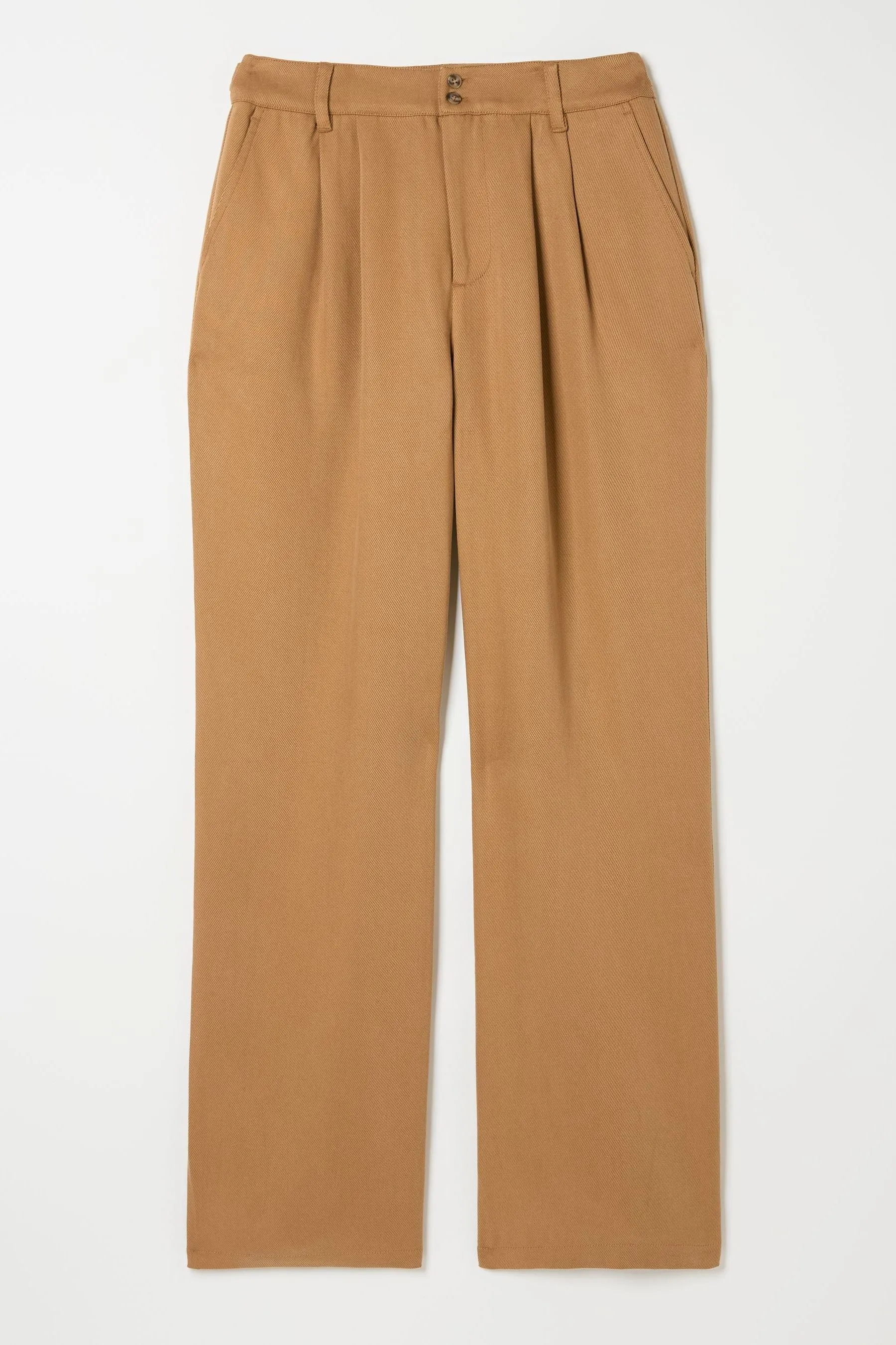 FatFace Ginger Pantaloni Drappeggiati Gamba Larga    