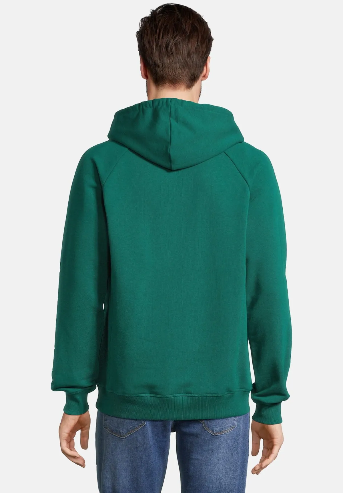 Fila Uomo Felpa Pullover con Cappuccio FAM0611-60062 Verde