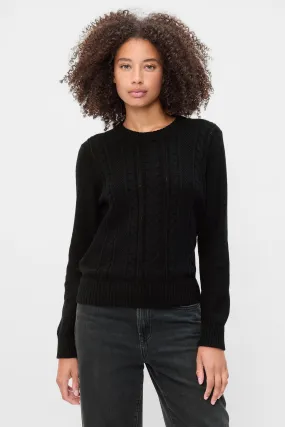 Gap 100% Cotton Cable Knit Crew Neck Jumper    