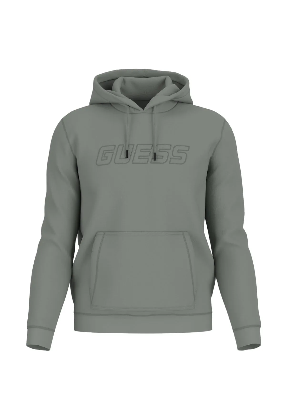 Guess Athleisure Uomo Felpa Pullover con Cappuccio Z4YQ12KAIJ1G1CA Beige