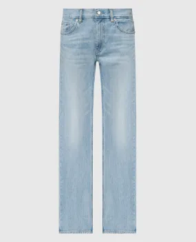 Helmut Lang Jeans blu con effetto used O01DW203