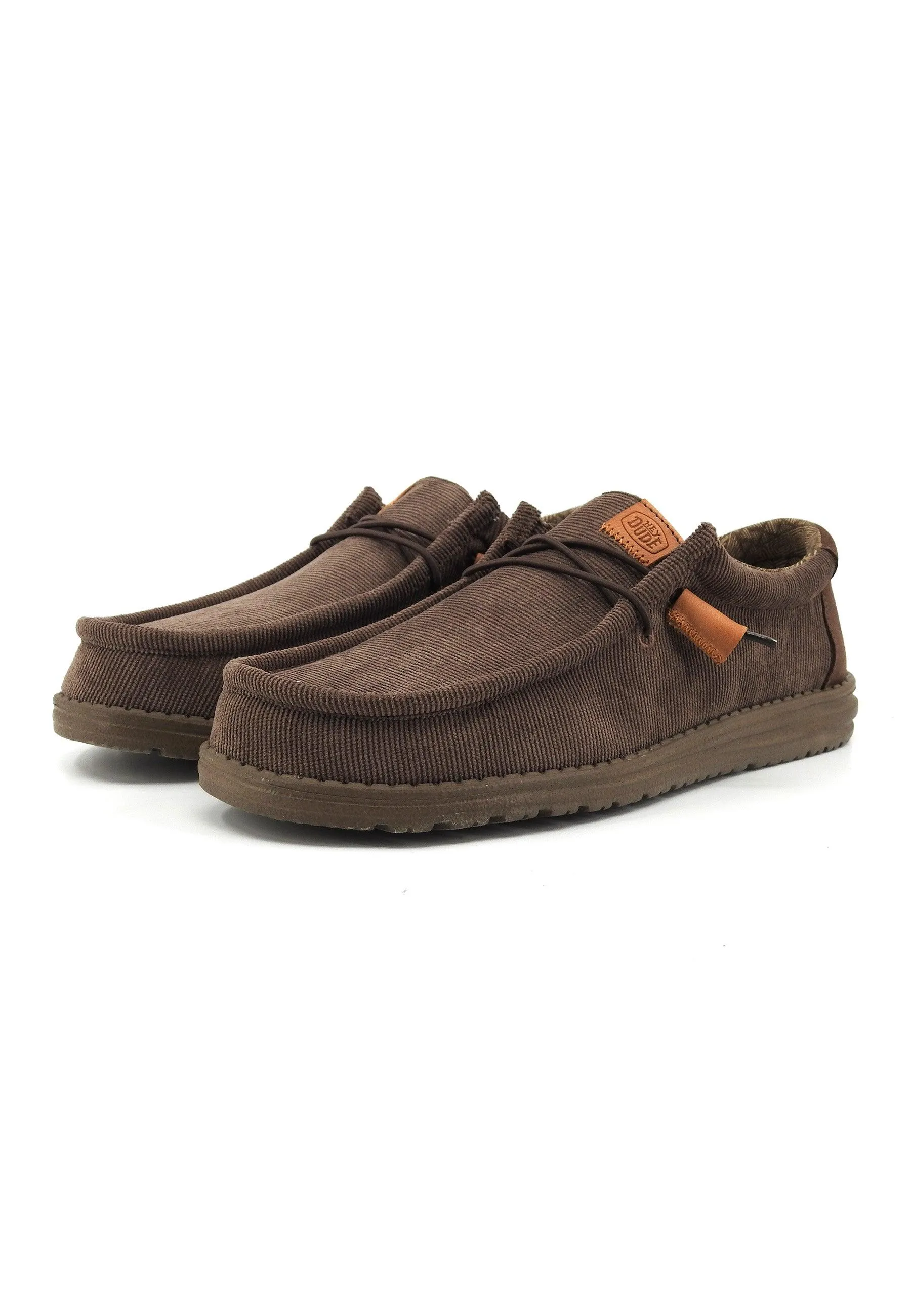 HEY DUDE Wally Sneaker Vela Uomo Chocolate 40163-200