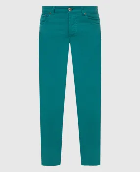 ISAIA Jeans turchesi TCSP03DJ109