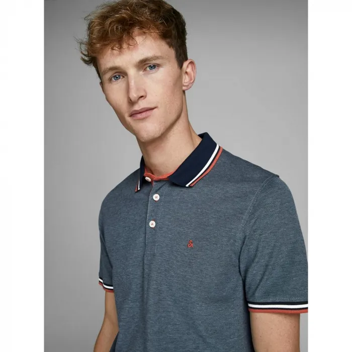 Jack & Jones Denim Blauw Polo