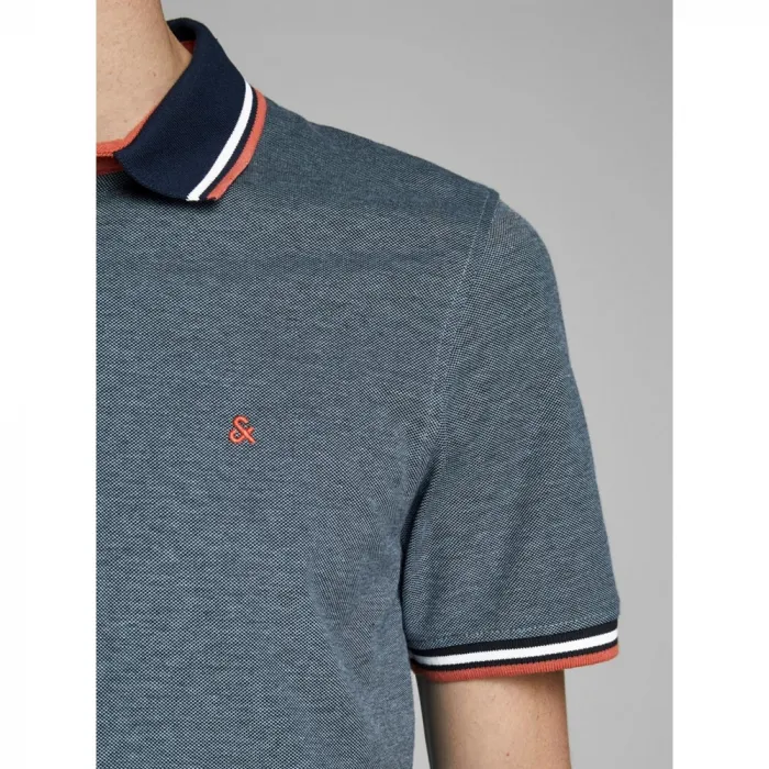 Jack & Jones Denim Blauw Polo