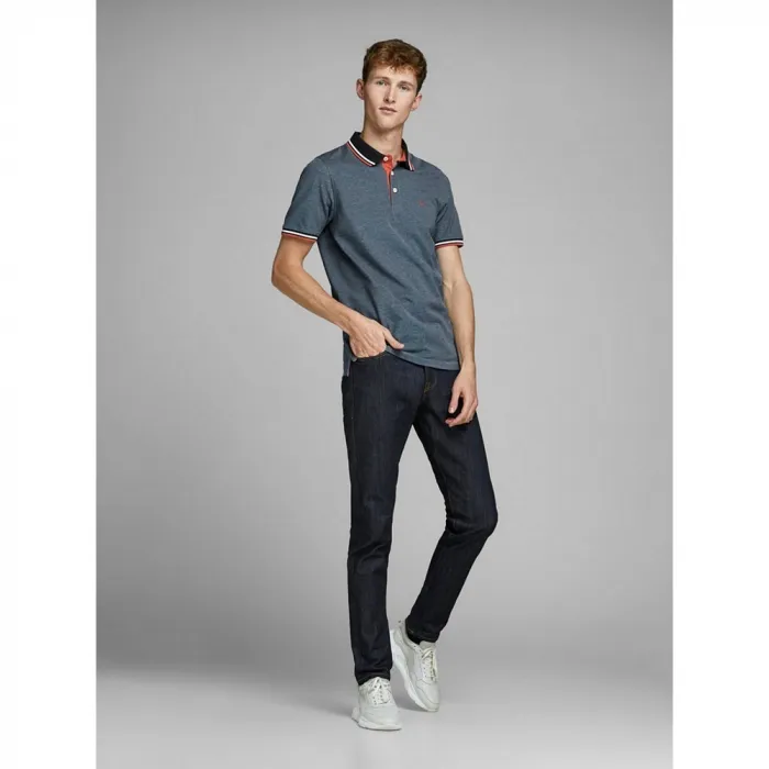 Jack & Jones Denim Blauw Polo