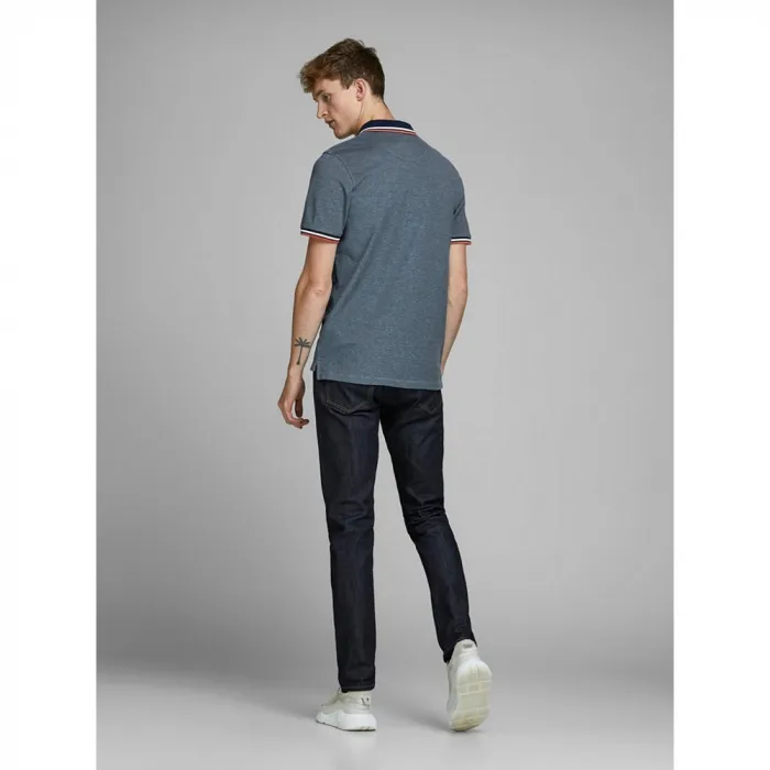 Jack & Jones Denim Blauw Polo