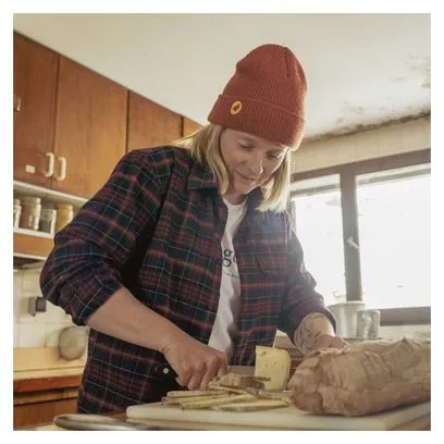 Lagoped Gebo Rib Unisex Beanie Ochre