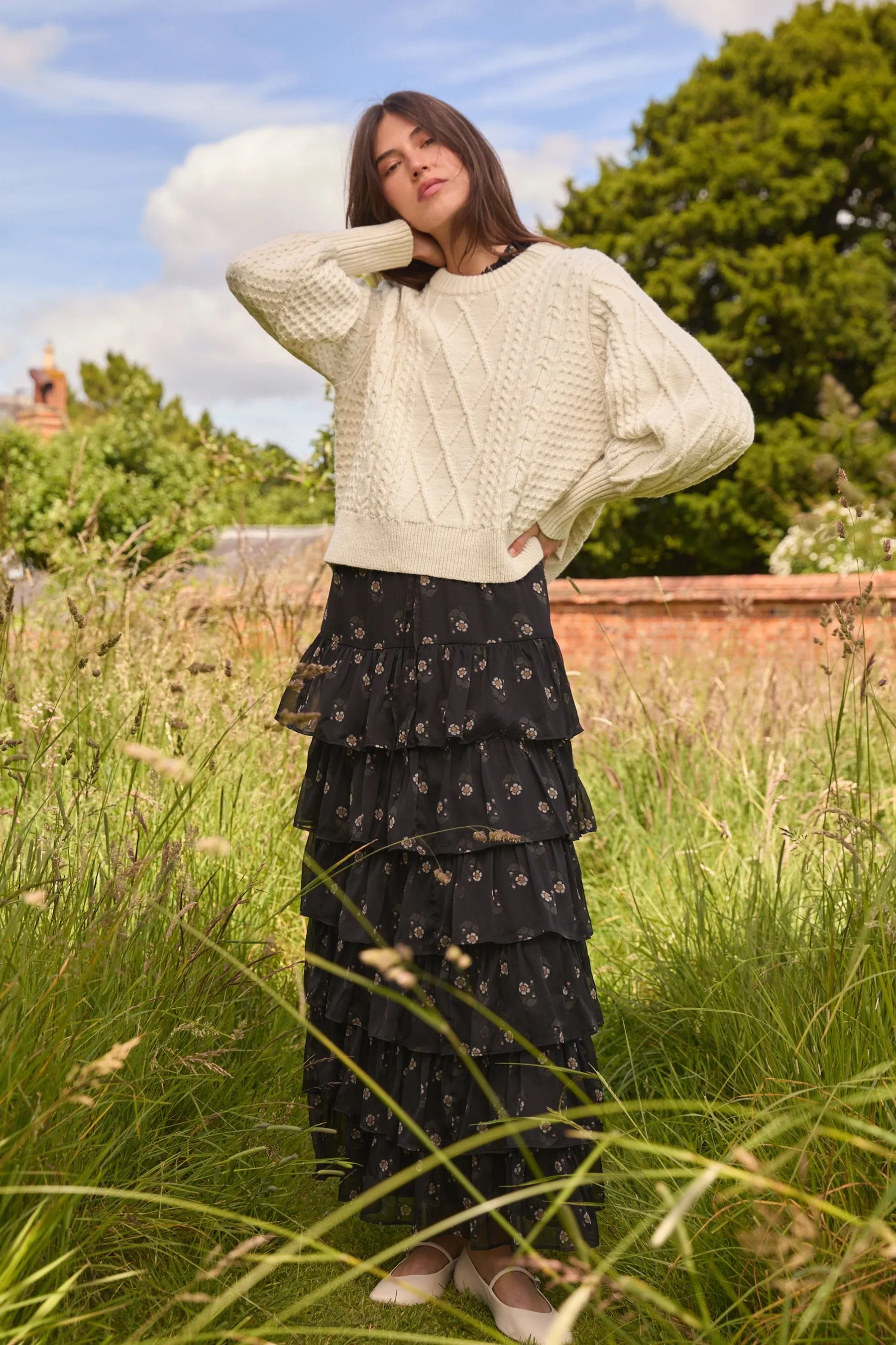 Laura Ashley Cable Knit Jumper    