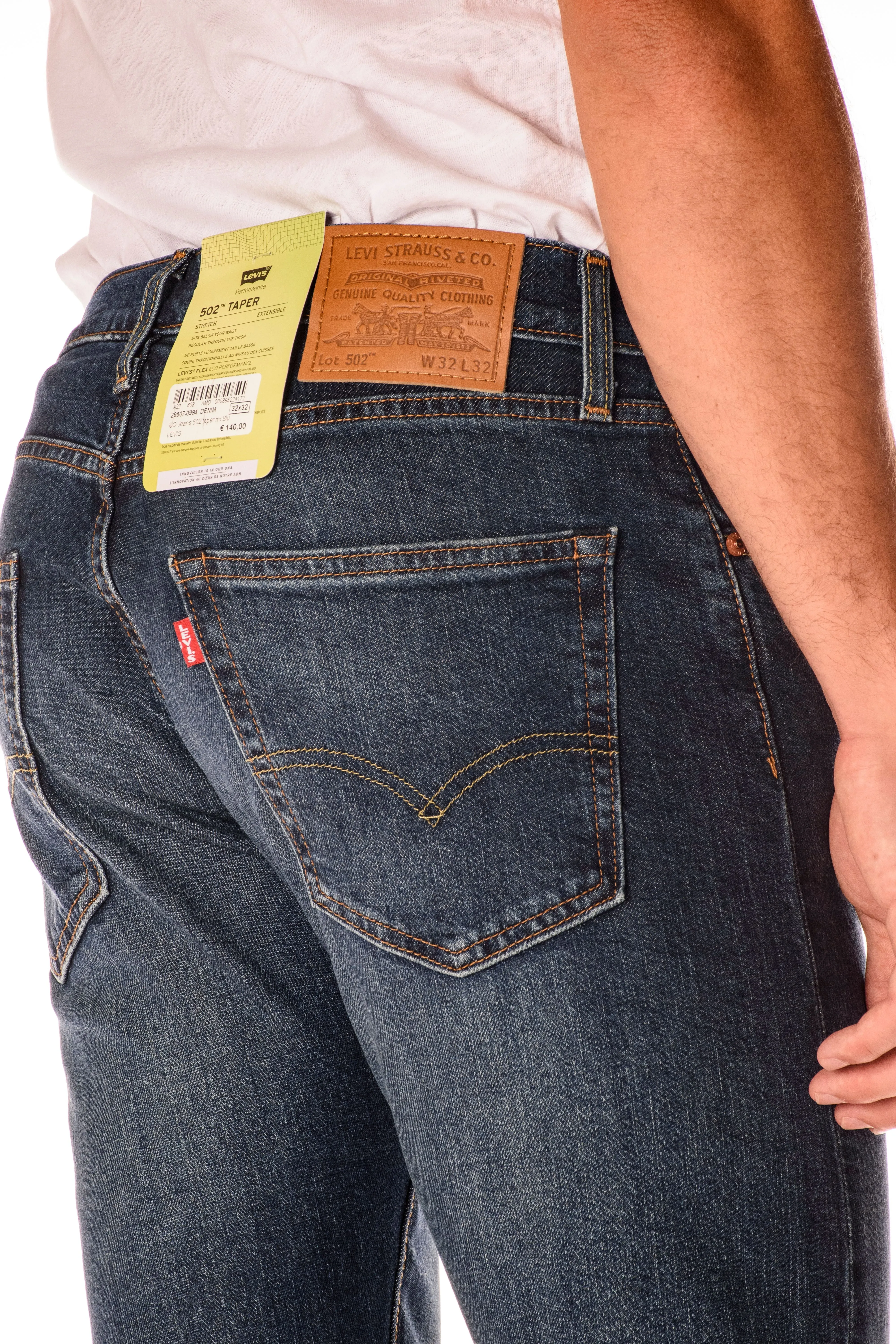 Levis Jeans 502 Taper Moto Uomo