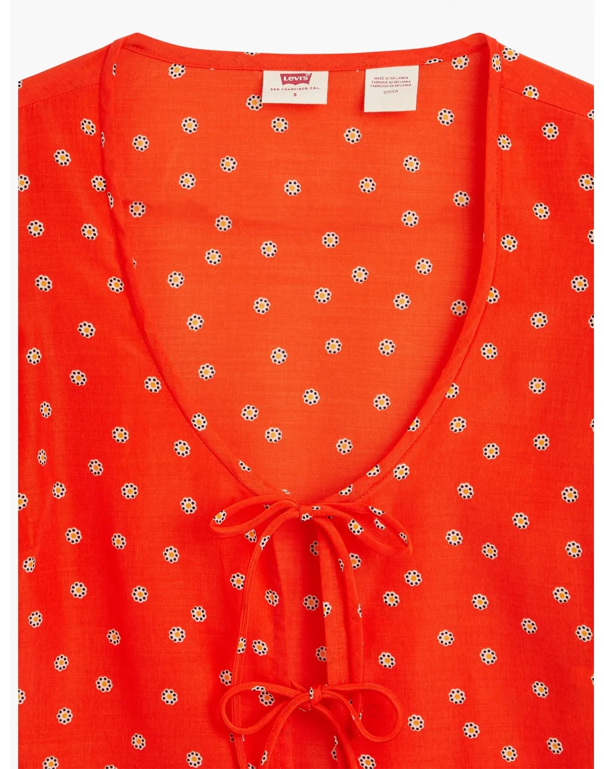 Levi's®  Fawn Tie Blouse Daisy Foulard Ename