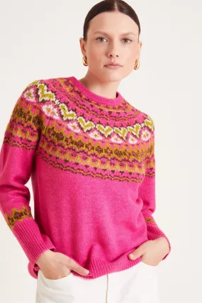 Monsoon Fern Fair Isle Jumper    