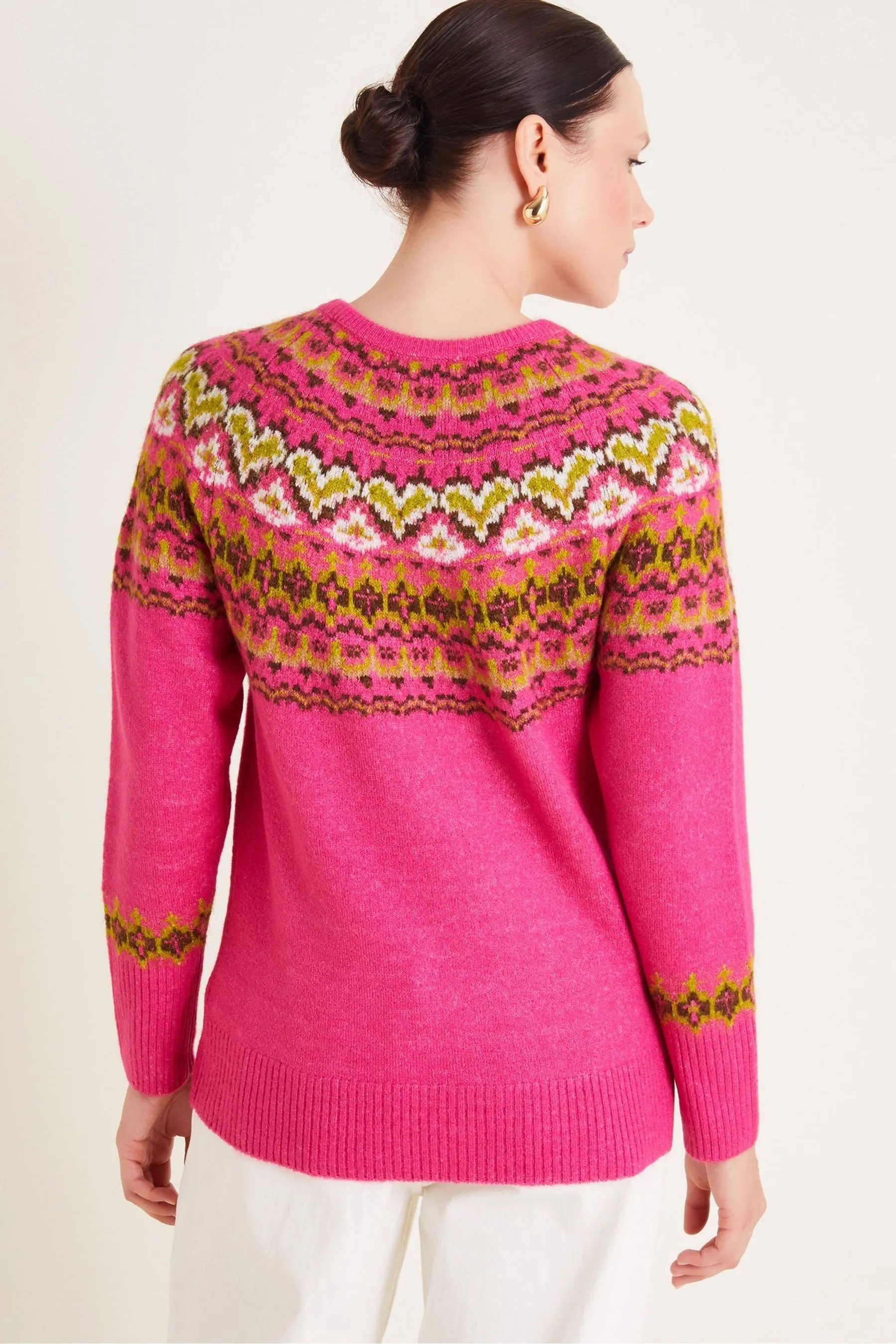 Monsoon Fern Fair Isle Jumper    