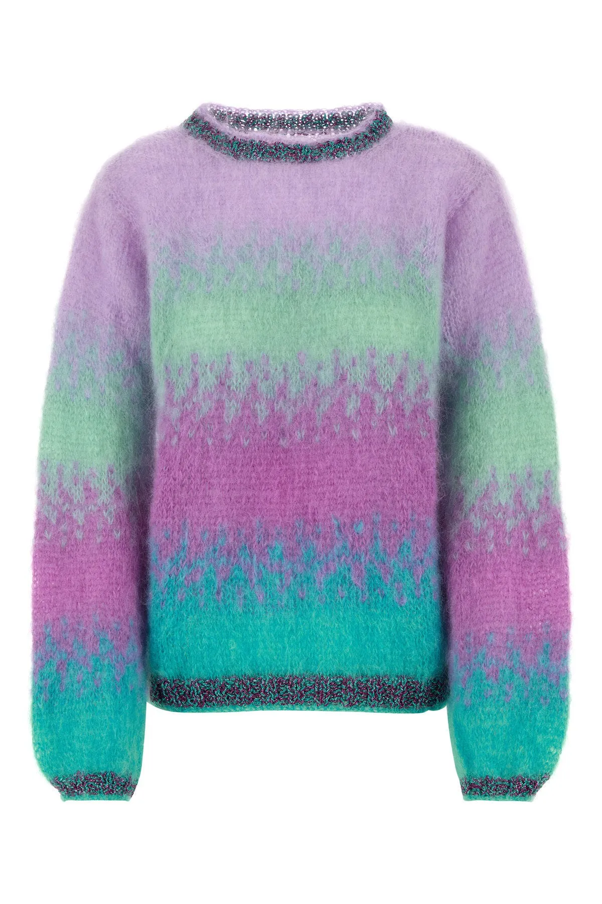 Multicolor mohair blend sweater     