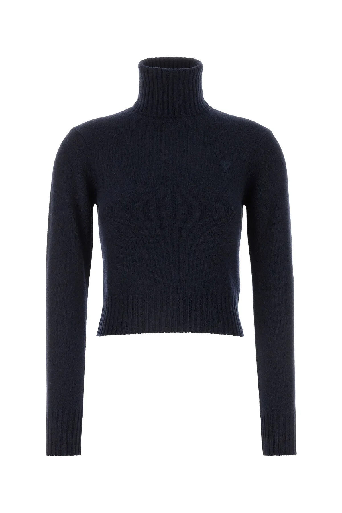 Navy blue cashmere blend sweater    