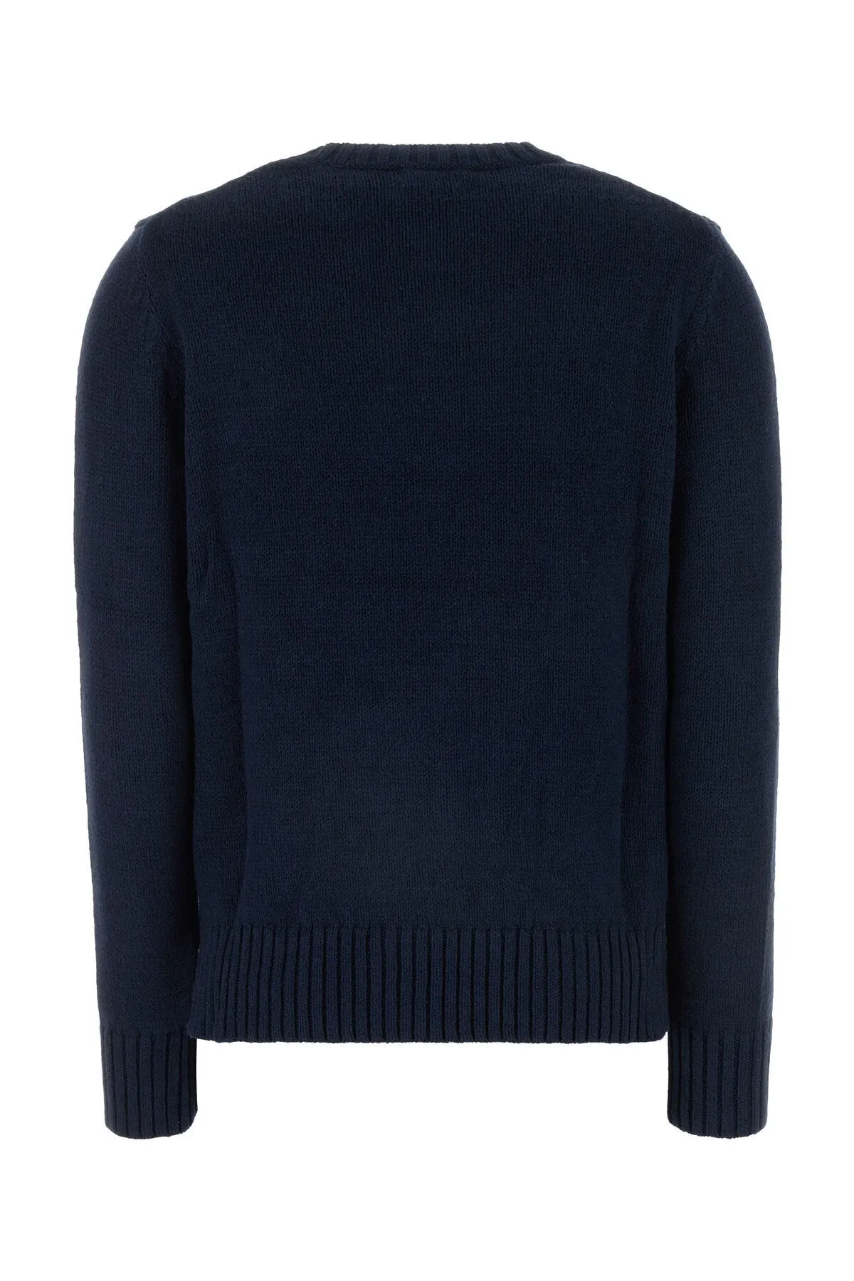 Navy blue cotton blend sweater    