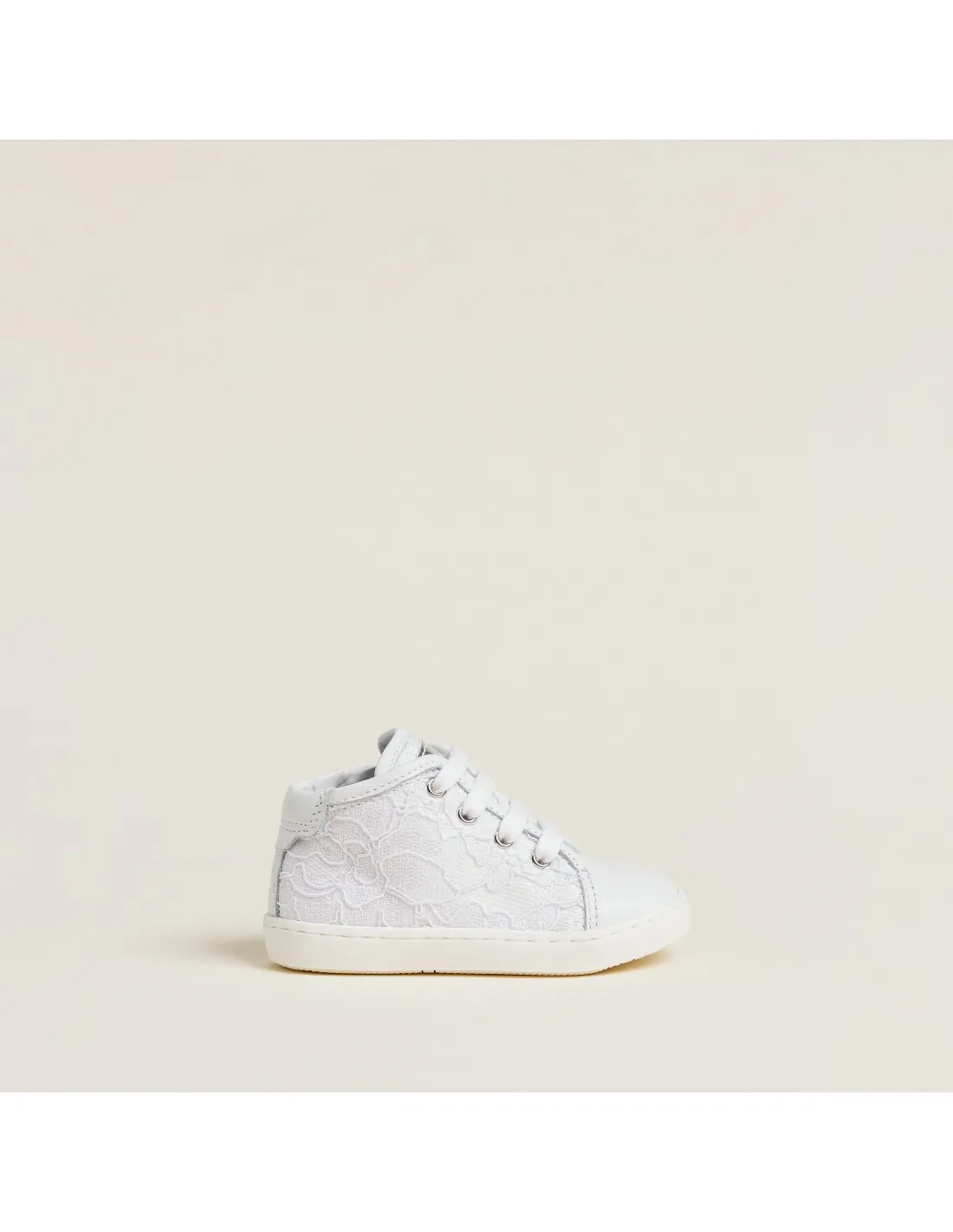 Nero Giardini junior sneakers alta bianca  