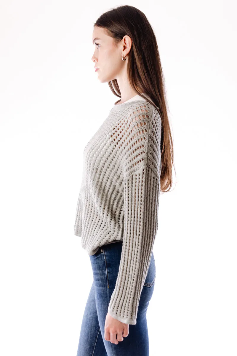 Open Knit Sweater