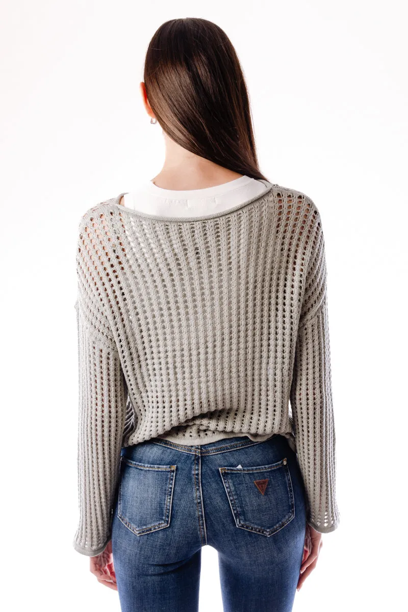 Open Knit Sweater