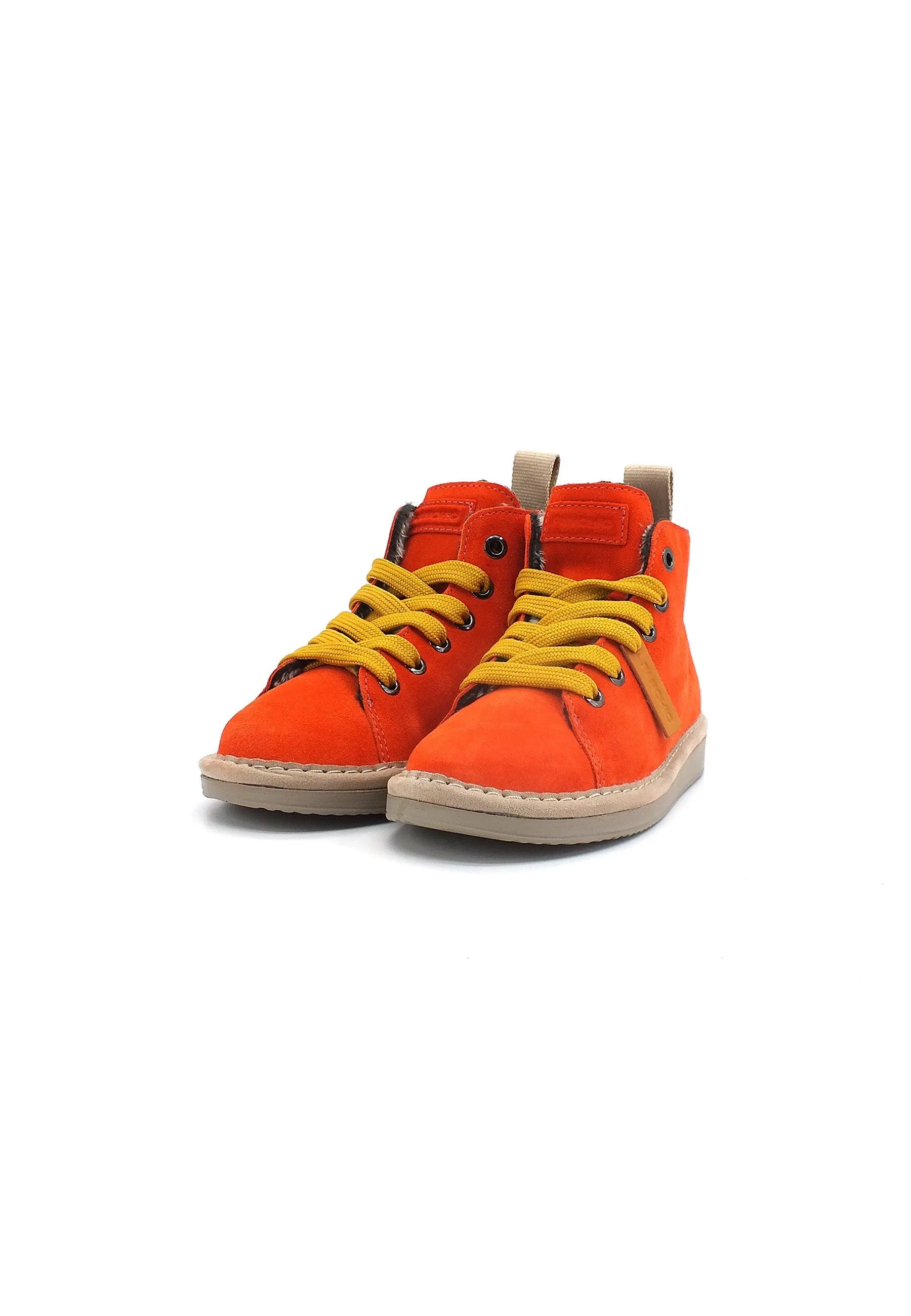 PAN CHIC Ankle Boot Sneaker Pelo Bimbo Orange Yellow P01B1400200006