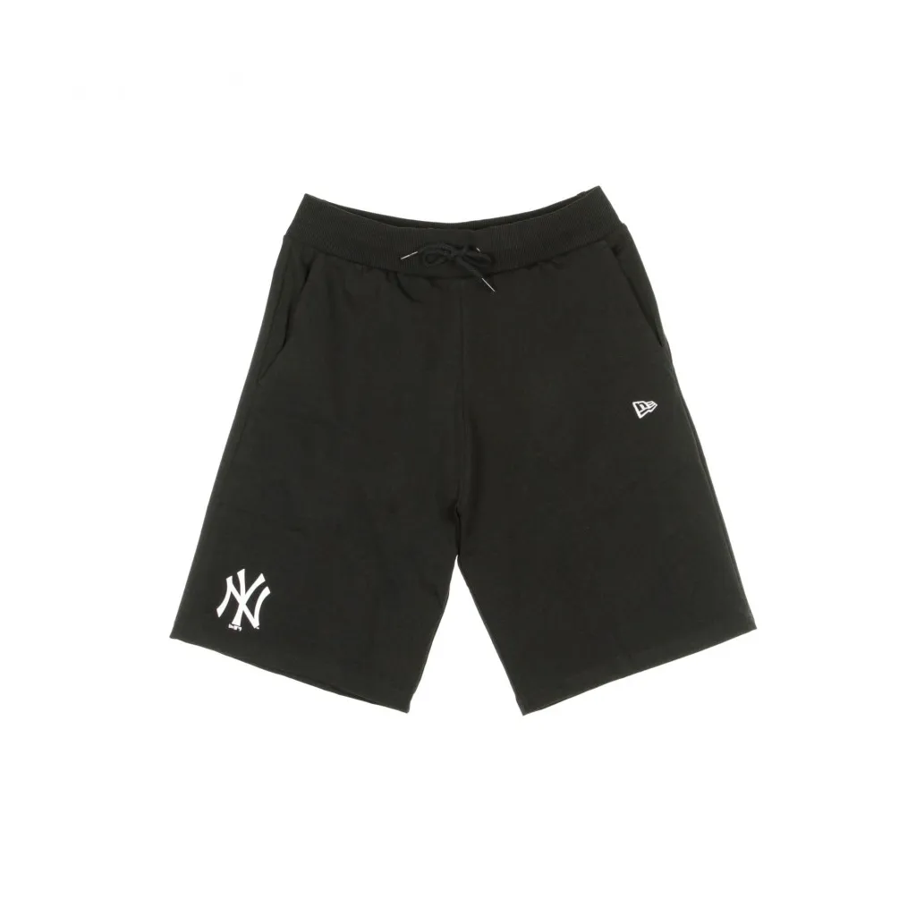 PANTALONE CORTO TUTA MLB LOGO JERSEY SHORT NEYYAN BLACK/WHITE