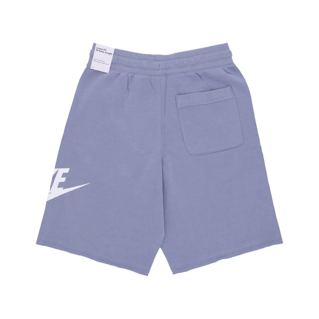 pantalone corto tuta uomo club alumni hbr ft short ASHEN SLATE/WHITE/WHITE