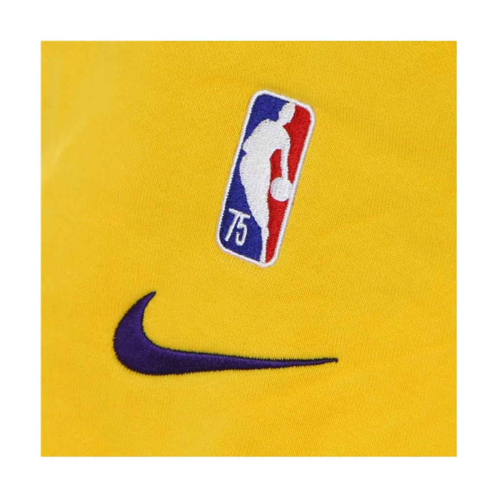 pantalone corto tuta uomo nba short fleece courtside 75 loslak AMARILLO/FIELD PURPLE/WHITE/FIELD PURPLE