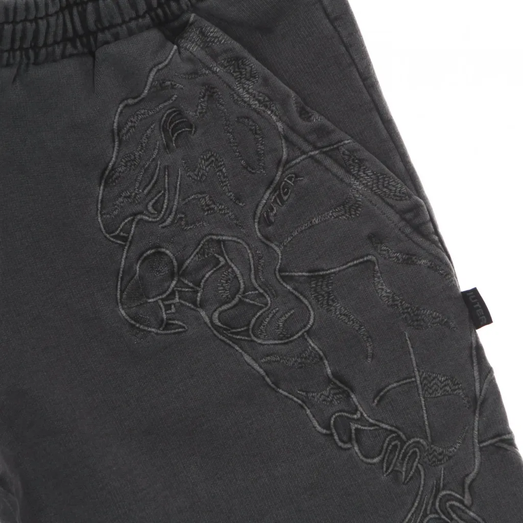 pantalone corto tuta uomo nepal pigment sweatshort BLACK