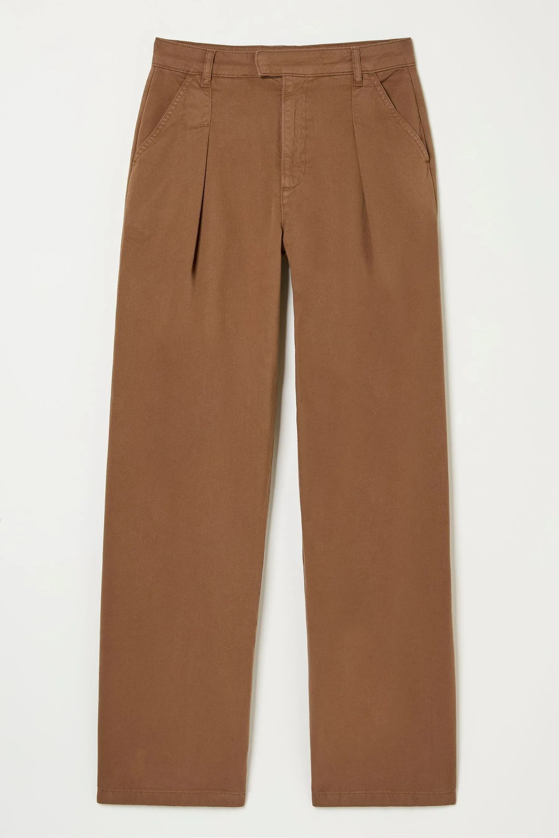 Pantaloni FatFace in twill a gamba larga    